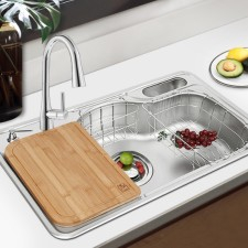 白鳥水槽CPDS850+抽拉龍頭YJ6800