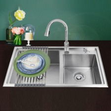 白鳥水槽SQ81482+抽拉龍頭YJ6800